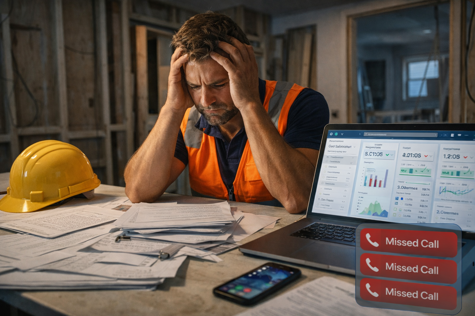 A stressed builder for problem section